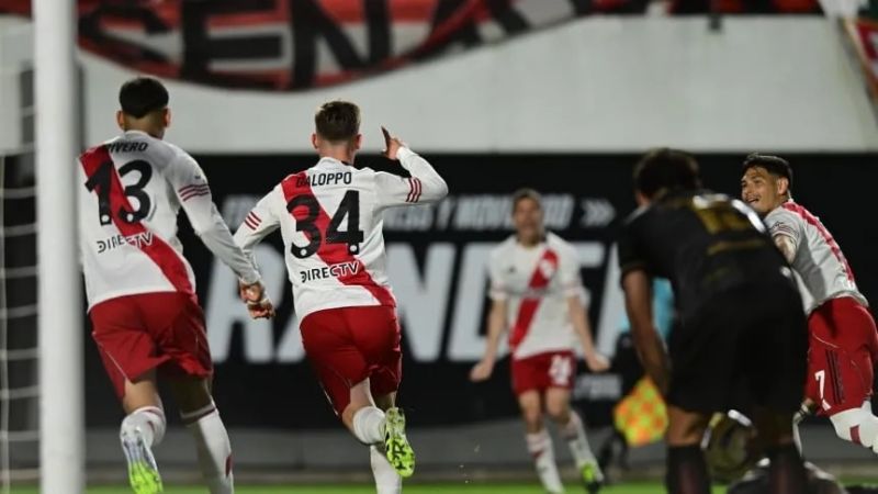 River con 10 venció al “Pincha” y lidera
