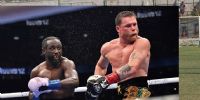 LO DIO VUELTA. La izquierda de Terence Crawford contra la cara del mexicano Saúl 