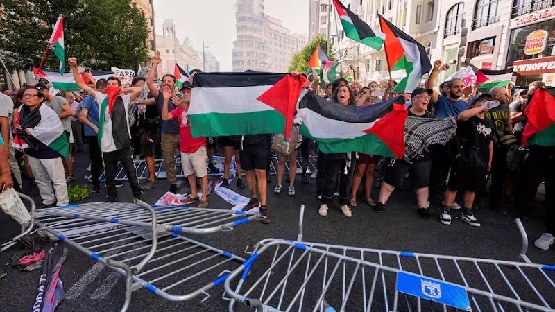 La Vuelta a España suspendida por protestas propalestinas