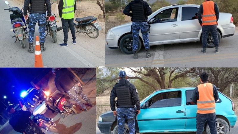 Caos en Belén y La Paz: secuestran autos, motos y un joven agrede a un policía
