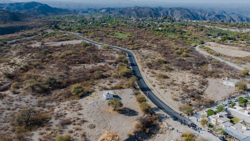 Se inauguró la pavimentación en el Barrio San Sebastián