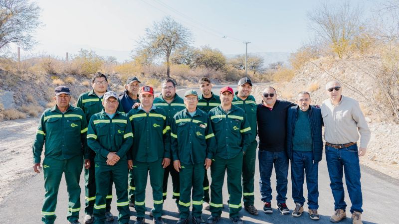 Se inauguró la pavimentación en el Barrio San Sebastián