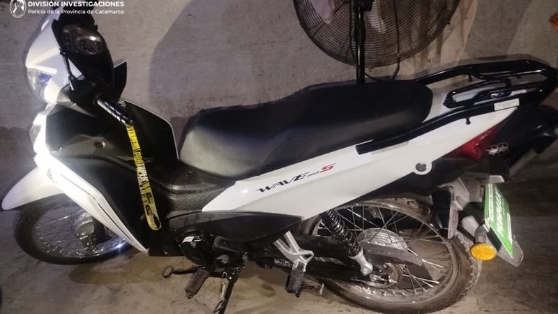 En un registro domiciliario encuentran una moto que participó de un violento choque