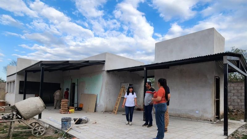 Los Altos: el Municipio avanza con el nuevo SUM del Barrio Obrero