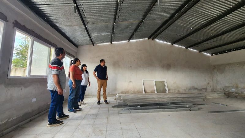 Los Altos: el Municipio avanza con el nuevo SUM del Barrio Obrero