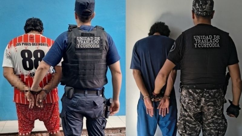 Trasladan a dos sujetos al Servicio Penitenciario Provincial