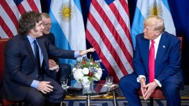 Madura reunión bilateral entre Donald Trump y Javier Milei previo a las elecciones