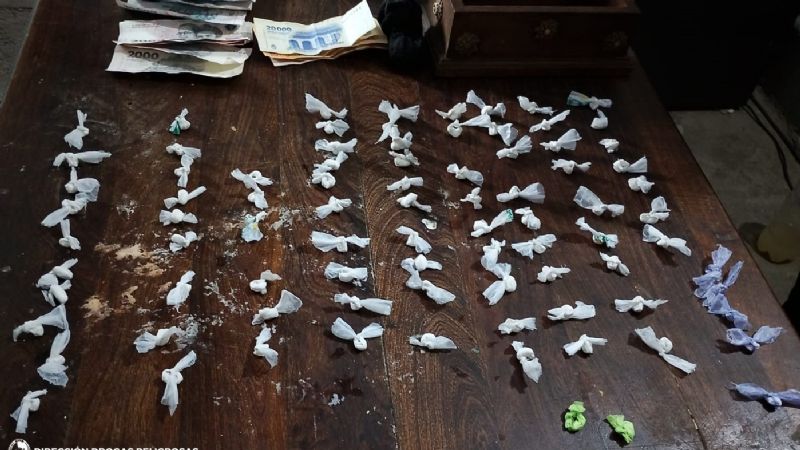 Cuatro detenidos y droga secuestrada