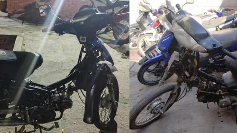 Policías incautaron tres motocicletas en la Capital