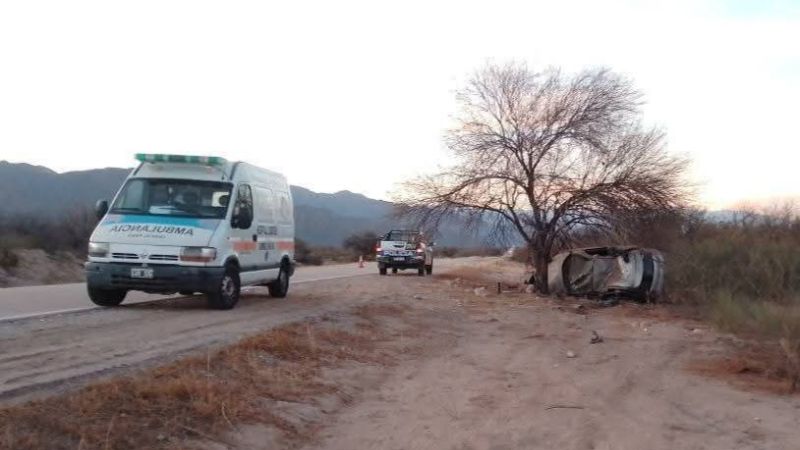 Tragedia en Belén: automovilista murió en un vuelco sobre Ruta Nacional 40
