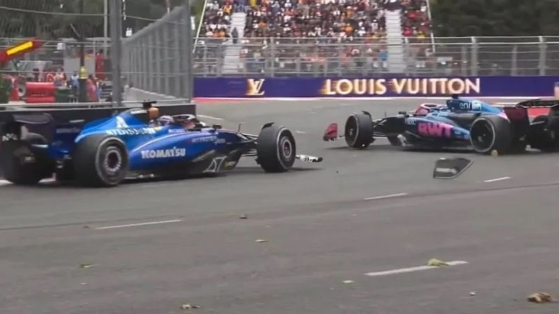 Albon arruinó la carrera de Colapinto en Azerbaiyán