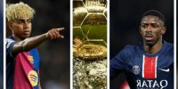 Lamine Yamal y  Dembélé, los principales candidatos al Balón de Oro 2025.