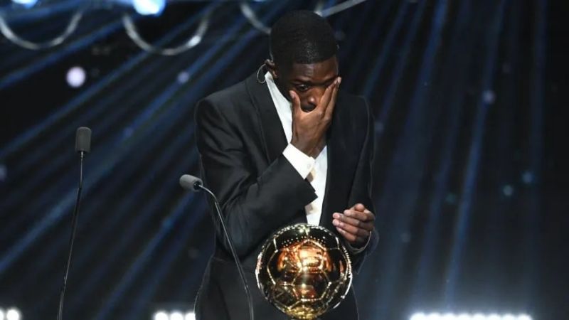 Dembélé se quedó con el Balón de Oro