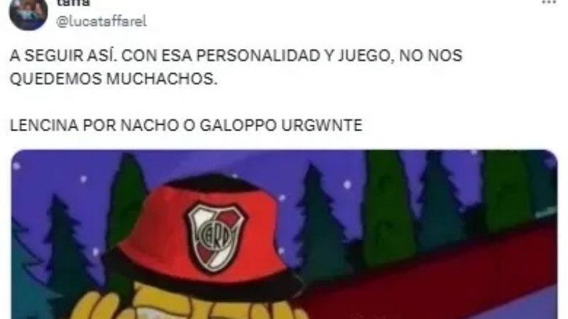 Las cargadas a River, por la eliminación