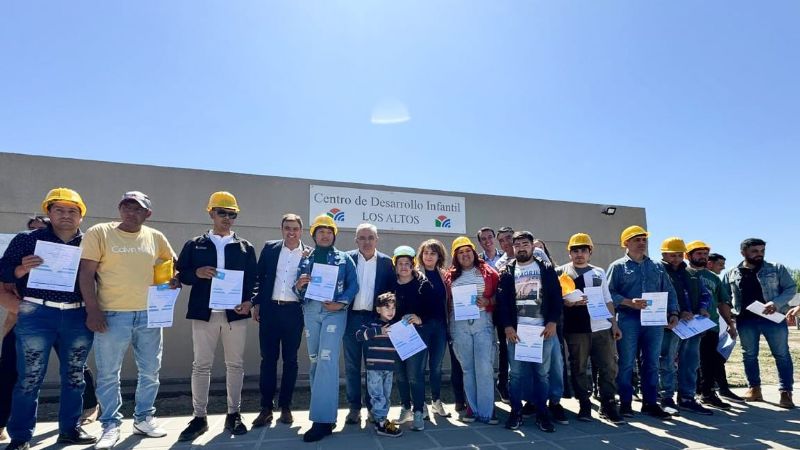 Finalizó la capacitación de Soldador por Arco en Los Altos