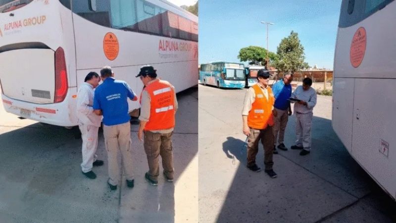Transporte detectó a empresa salteña operando sin habilitación en Catamarca