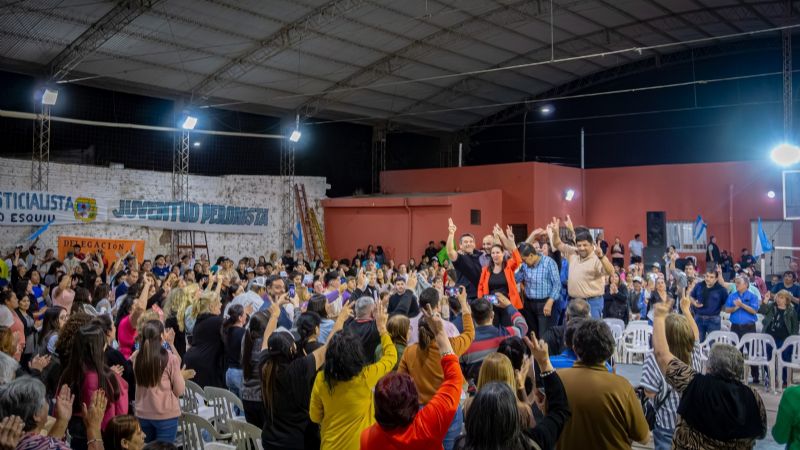 Fuerza Patria lanzó su campaña en Fray Mamerto Esquiú con fuerte respaldo de la militancia