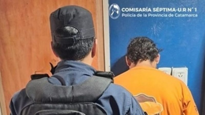 Fue apresado con un reflector de dudosa procedencia