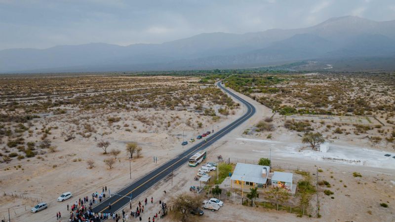 Plan de Asfaltado Provincial: se inauguró la nueva pavimentación en el ingreso a Siján