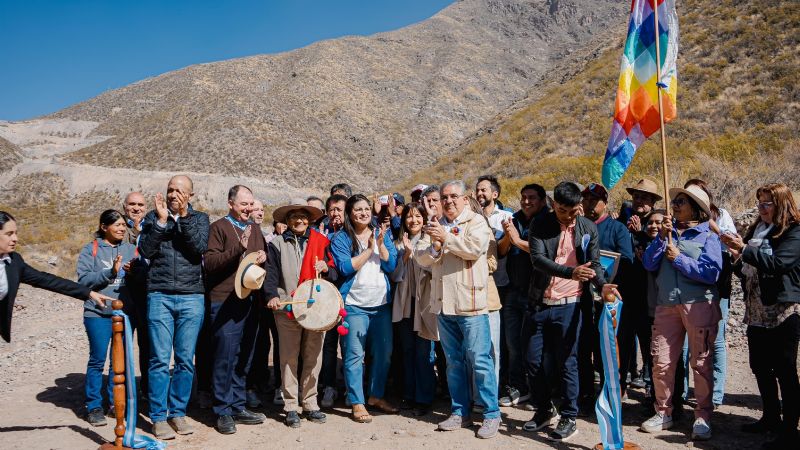 Comunidades del Alto Valle del Cajón ya están conectadas a la ciudad de Santa María