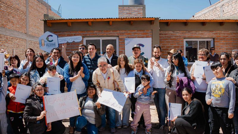 Más sueños cumplidos: 25 viviendas sociales entregadas en Santa María