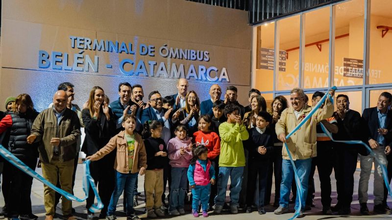 Se inauguró la nueva Terminal de Belén, la más grande del interior