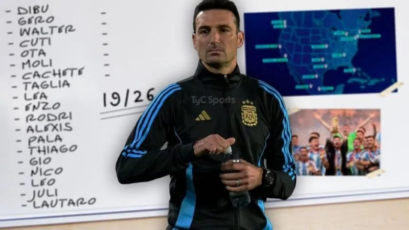 La lista de Scaloni si el Mundial fuera hoy