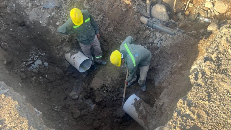 Gran parte del Sur de la Capital sin agua por reparación de cañería