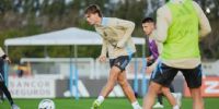Nico Paz, la joya de Como surgida de Real Madrid que dice presente en el entrenamiento de la Selección Argentina. 