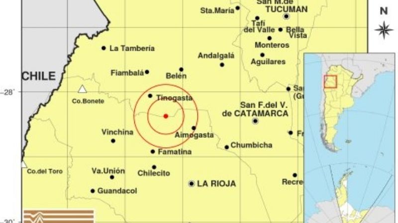 Dos temblores sacudieron el interior provincial