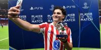 Con un gol y dos asistencias para el Atlético de Madrid, Julián Álvarez fue elegido el Jugador más Valioso. 