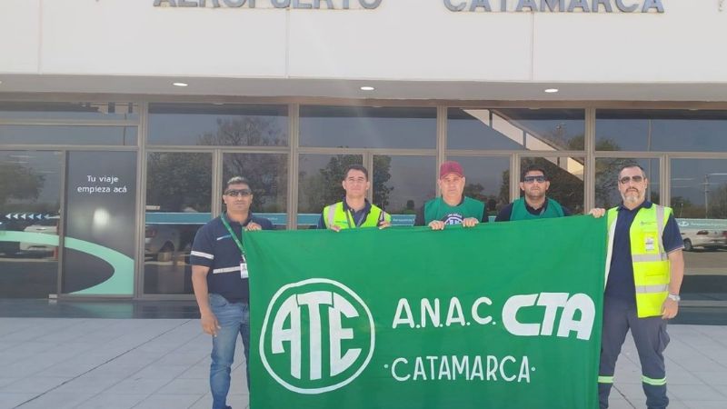 Trabajadores de la ANAC realizaron asamblea en el aeropuerto