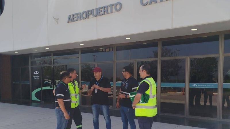 Trabajadores de la ANAC realizaron asamblea en el aeropuerto