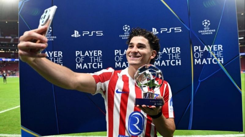 Julián y Lautaro brillaron en la Champions League