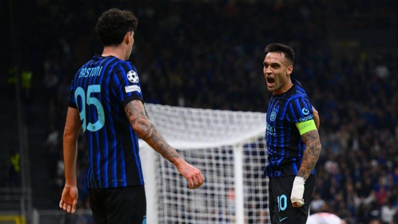 Julián y Lautaro brillaron en la Champions League