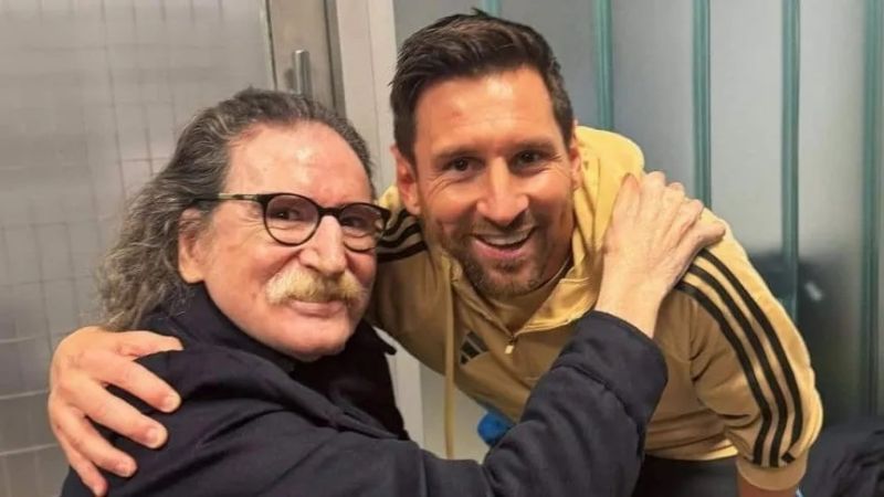 Charly y Messi se dieron el gusto de conocerse