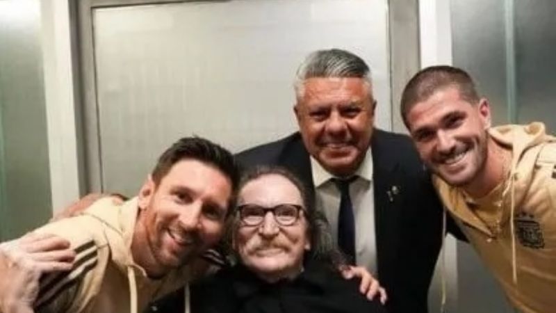 Charly y Messi se dieron el gusto de conocerse