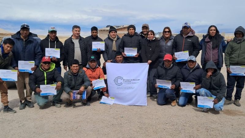 Jornada sobre esquila y mantenimiento de maquinarias en Laguna Blanca