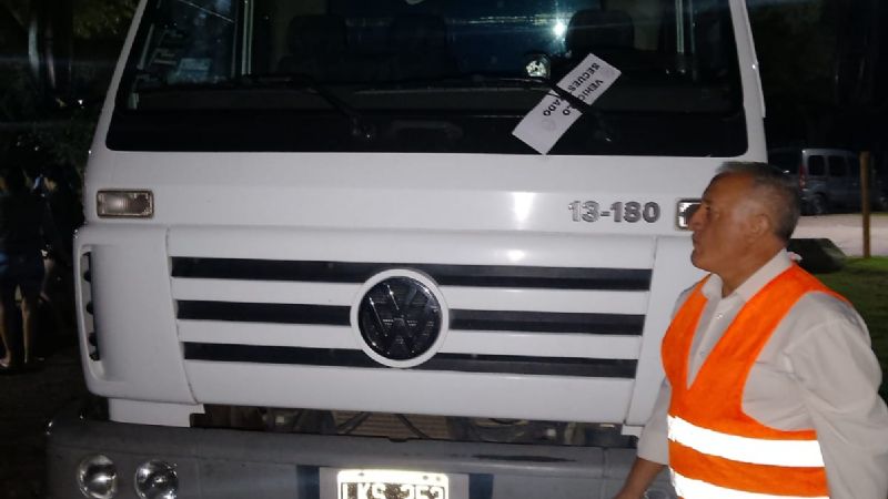 Operativo de control: secuestran camión por traslado ilegal de pasajeros