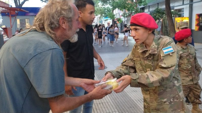Solidaridad y valores desde la Academia Juan Manuel de Rosas