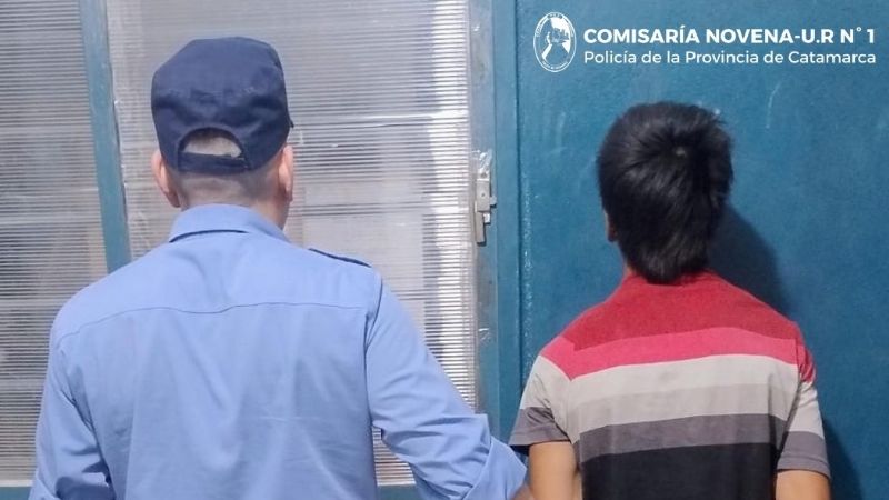 Con un cuchillo quiso enfrentar a los policías