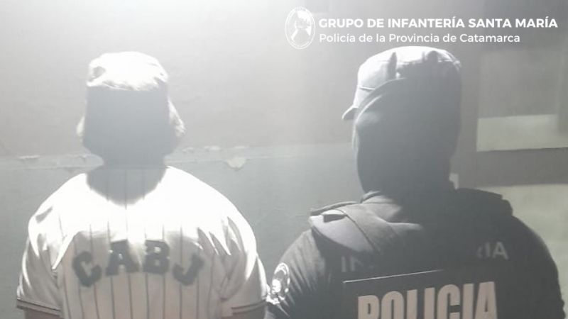 Santa María: dos personas arrestadas en distintos procedimientos policiales