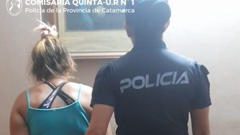 Recuperaron una garrafa de gas y aprehendieron a una mujer