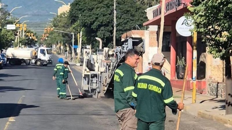 Retoman el corte de avenida Belgrano por tareas de fresado