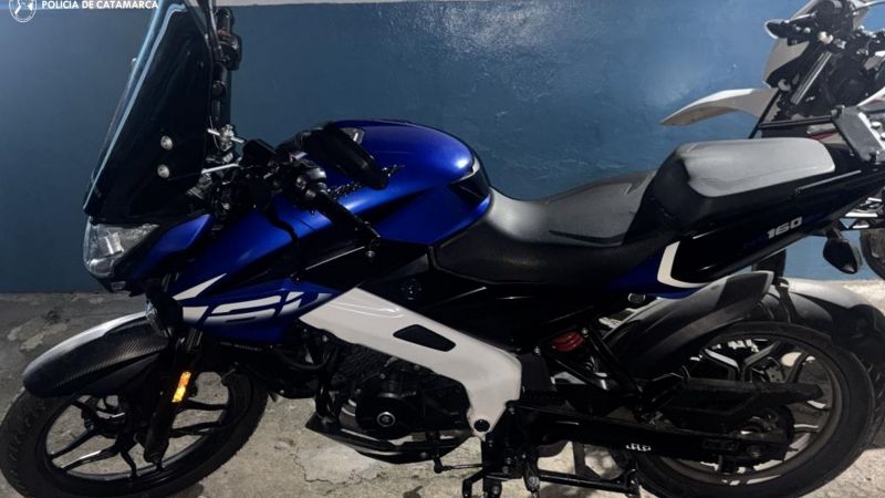Secuestran una motocicleta con presuntas adulteraciones en un puesto caminero
