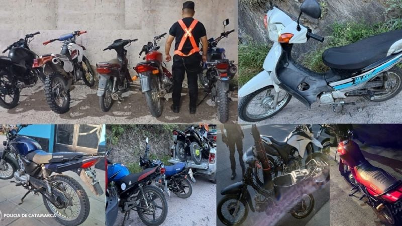 Secuestraron 18 motocicletas y arrestaron a un hombre durante controles vehiculares
