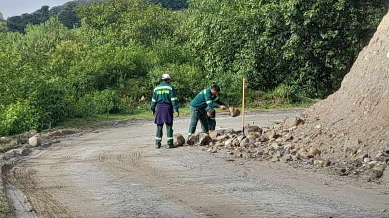 Precaución en la Cuesta de El Clavillo por pequeños derrumbes