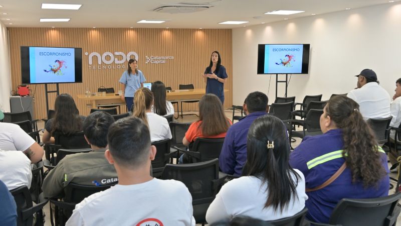 Capacitaron sobre identificación y prevención de accidentes con animales ponzoñosos