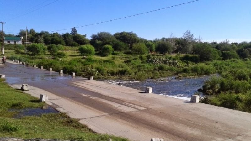 Alerta en Icaño por la crecida del río y corte de la ruta provincial 7