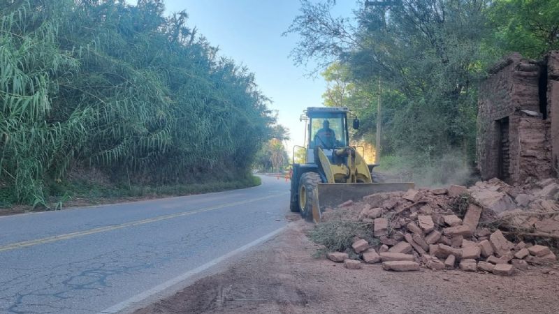 Precaución en Ruta Nacional 60 por desplazamiento de convoy y trabajos en La Puntilla